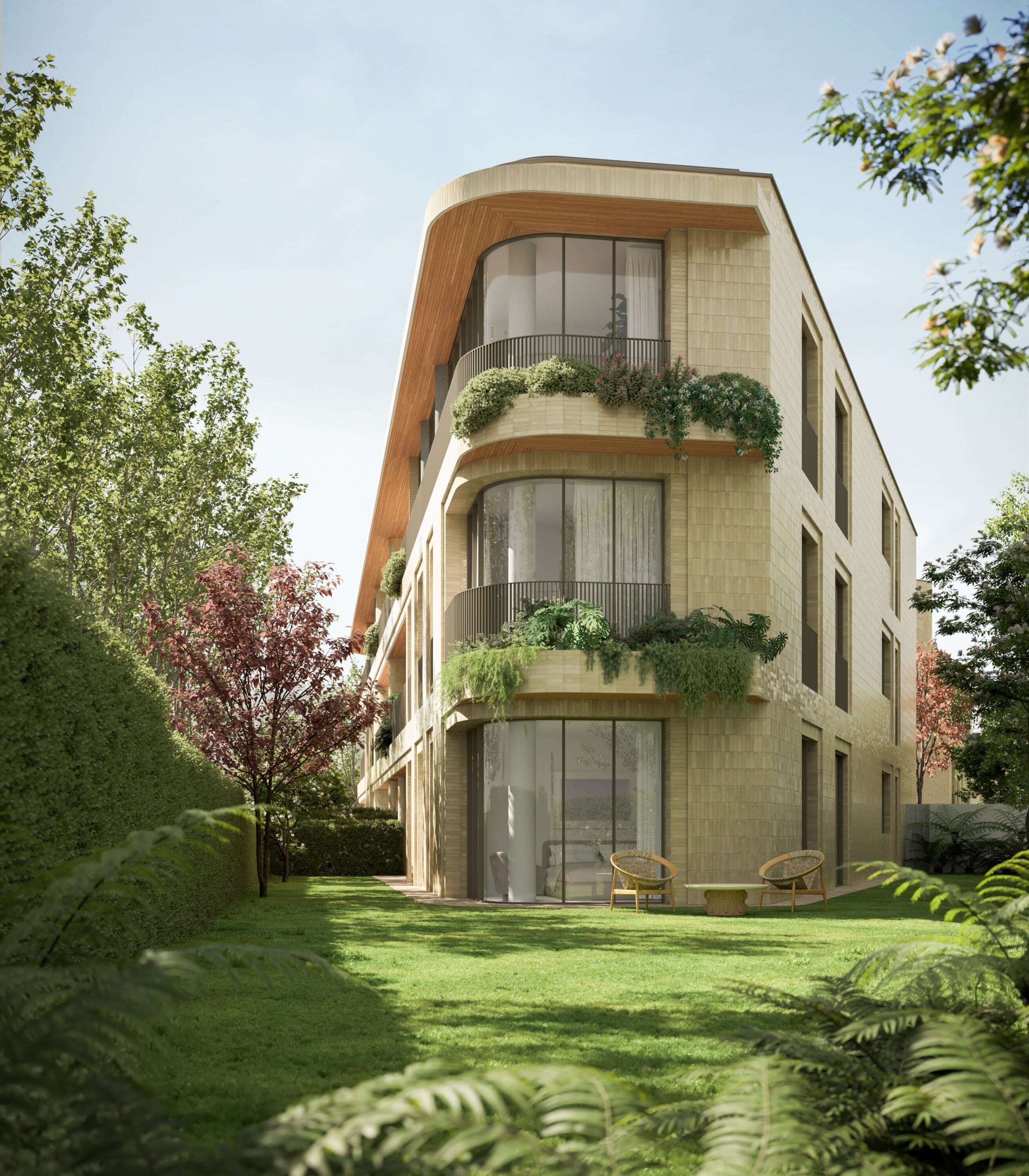 Imagem do empreendimento Foliage ao lado do logo da Fercopor com o texto "A Edificar Excelência desde 1981".